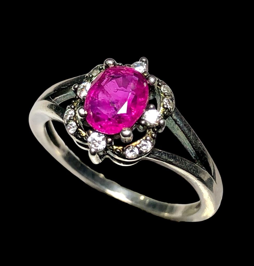 Ruby promise ring, July birthstone ring - 2