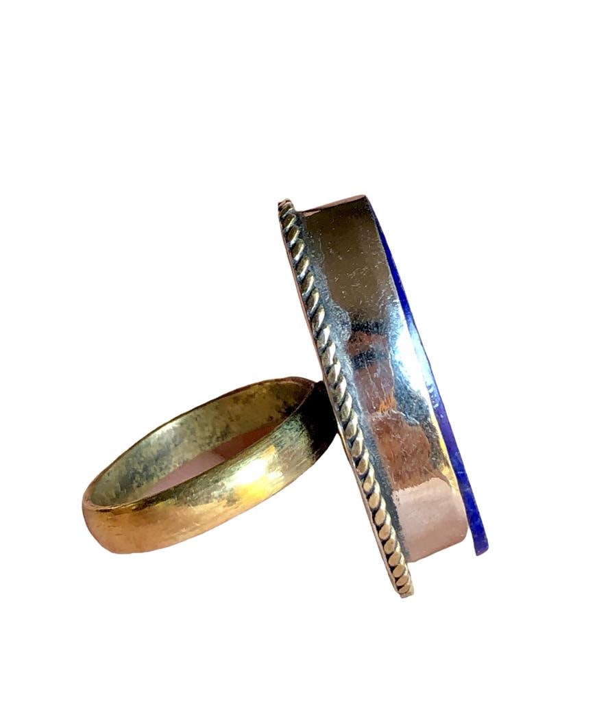 Turk?sh Handmade Lapis Ring - 2