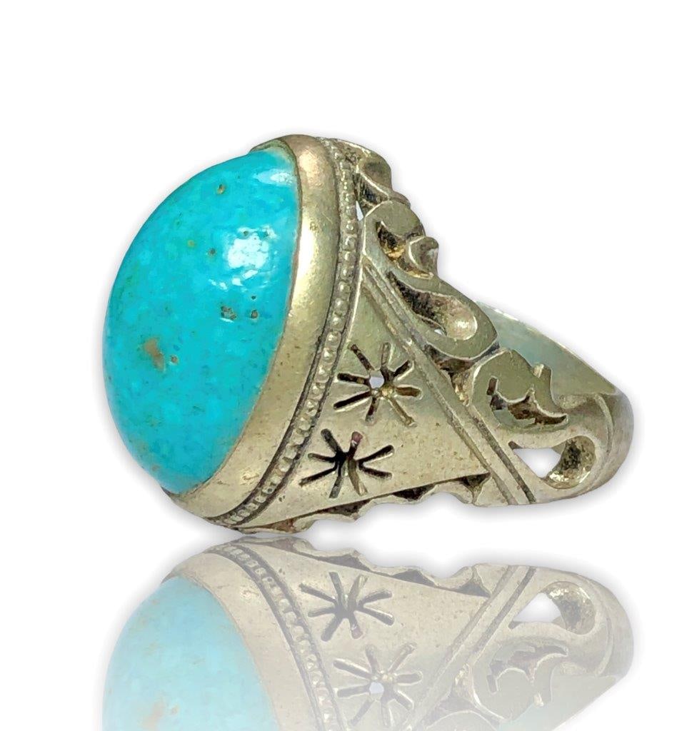 Sterling Silver Ring, Turquoise Ring - 2