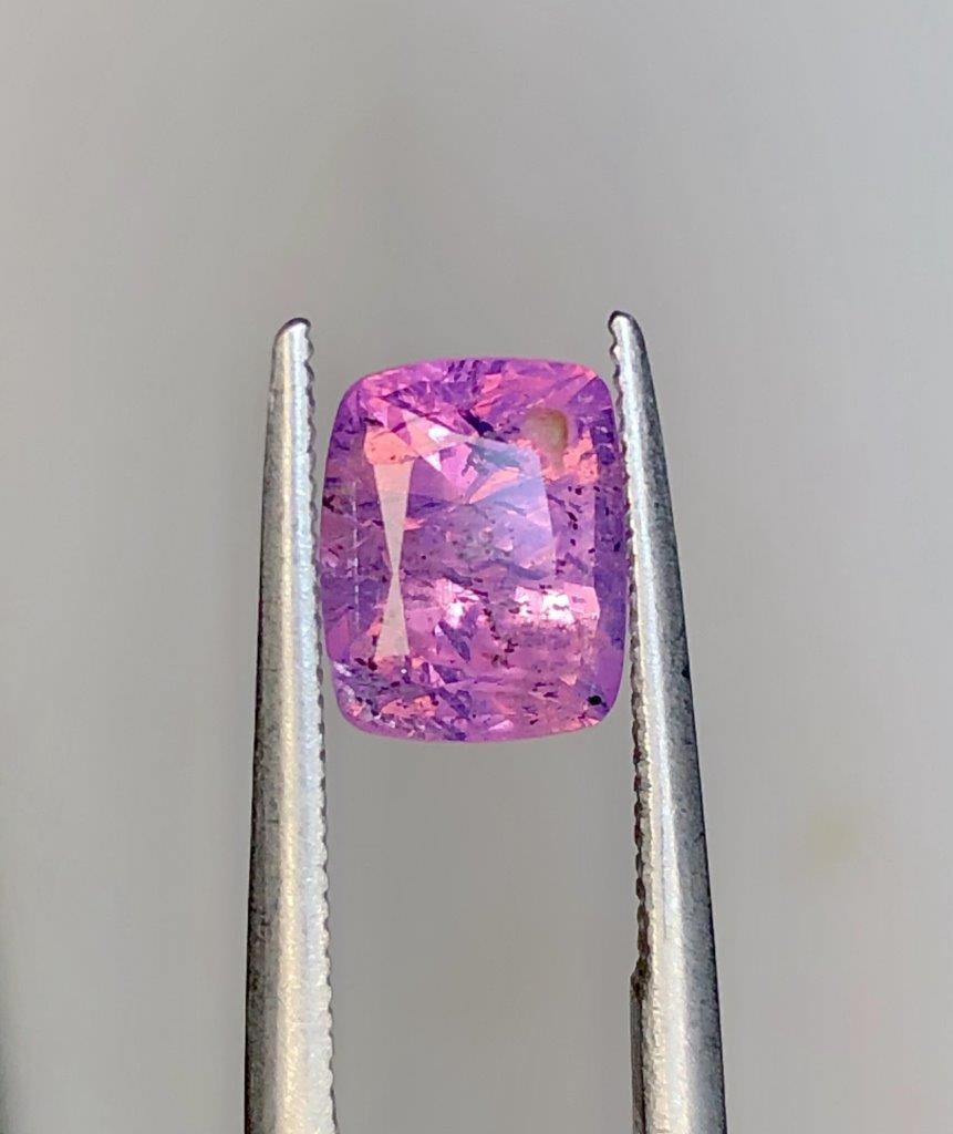 1.60 Carats Natural Corundum Sapphire Gemstone - 7X6X5 mm (1 of 4)