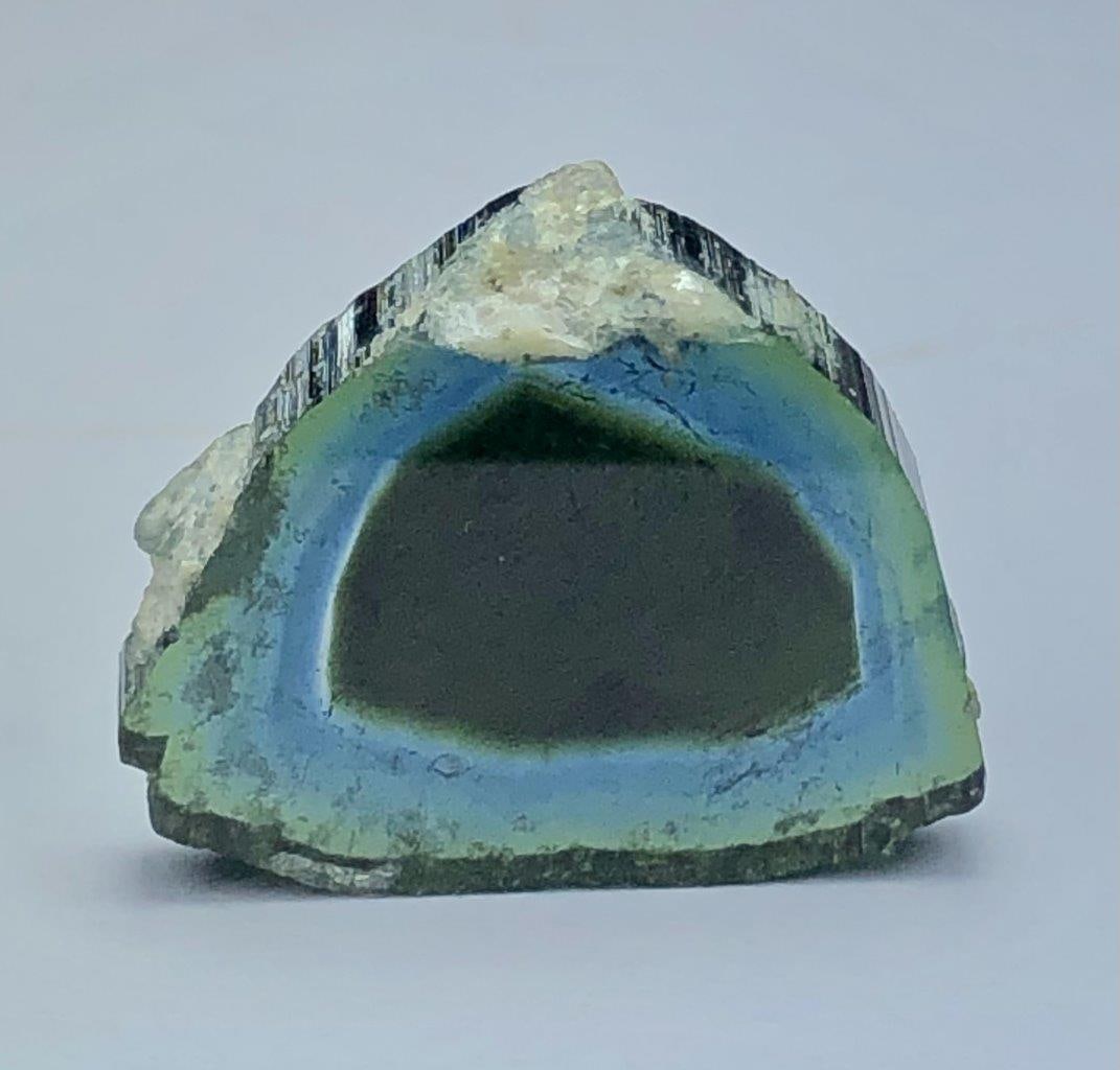 Watermalon Tourmaline Slice - 24X22X7 mm (1 of 4)
