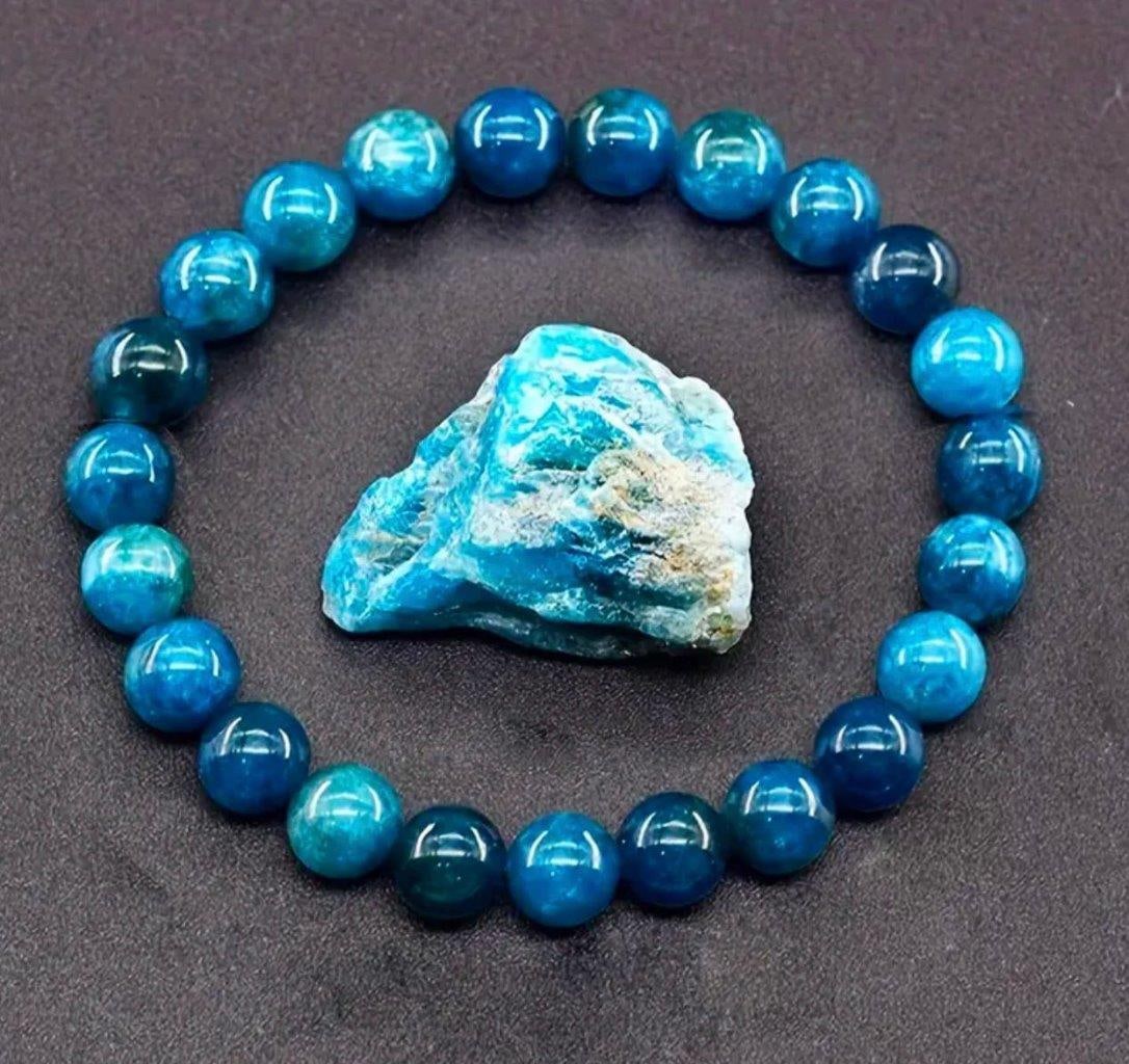 Best Quality Natural Apatite Stretchable Bracelet (1 of 5)