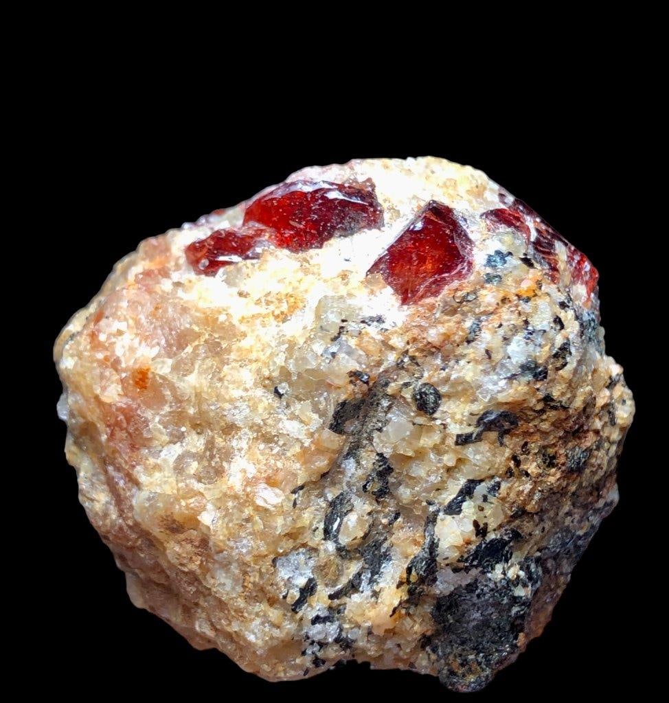 47.20 Grams Natural Zircons Crystals On Matrix - 36X34X24 mm: 47.20 Grams Natural Zircons Crystals On Matrix - 36X34X24 mmShipping Rate: $23.00 .shipping rates are determined by Parcel weight and destination.Combined shipping: We offer combine shipping on multip