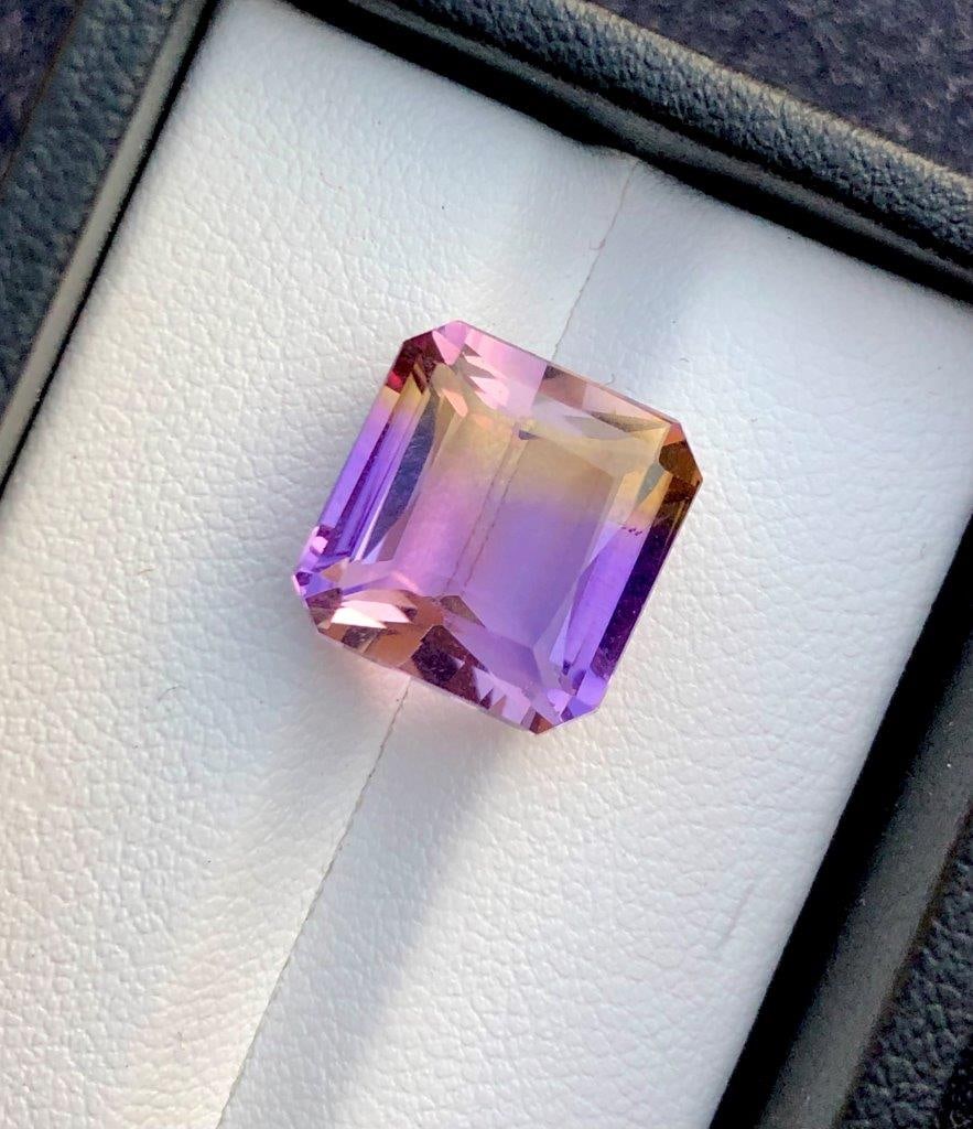 7.90 Carats Natural Ametrine CutStone - 12X12X7 mm (1 of 3)