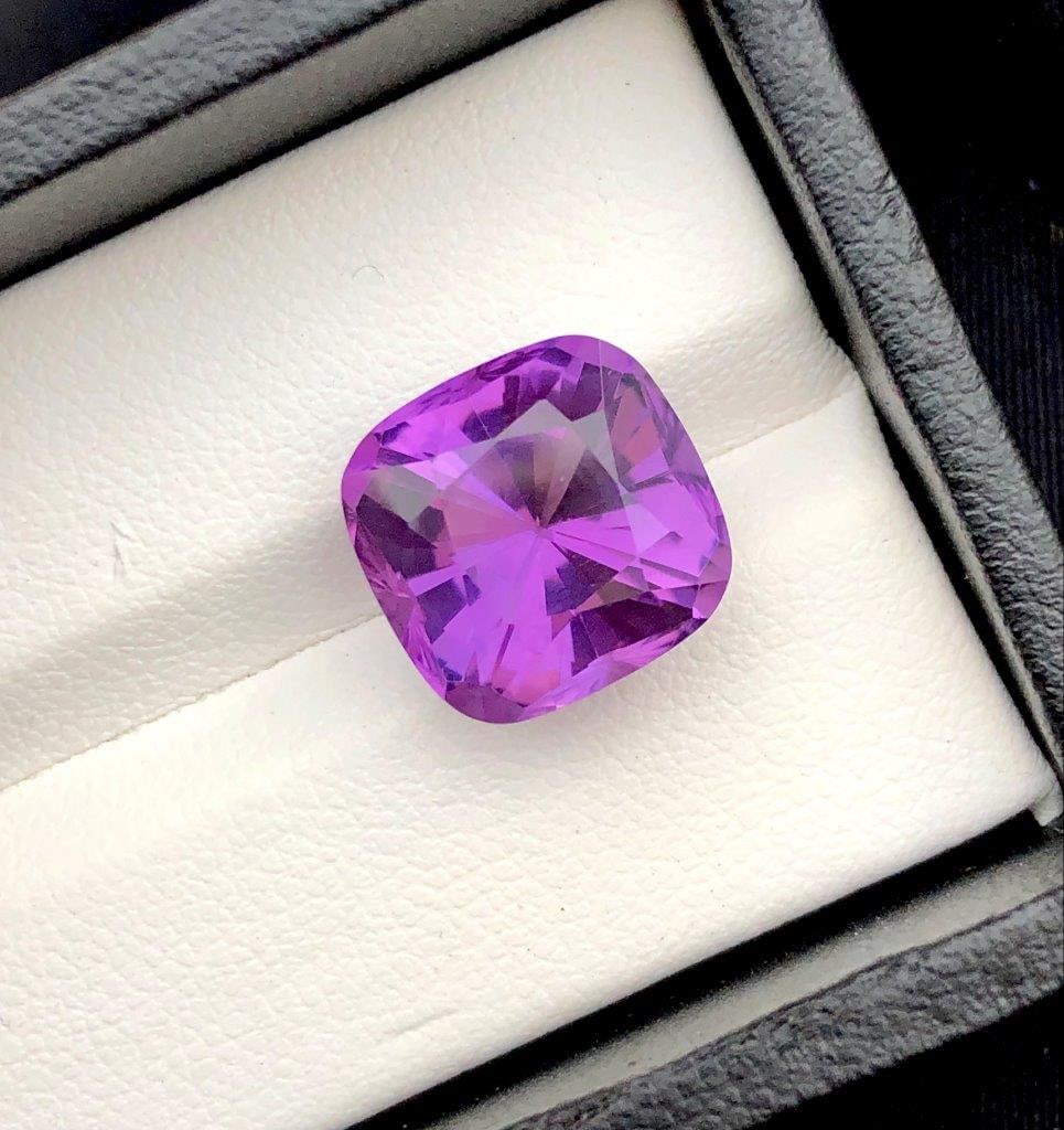 10.45 Carats Amethyst Gemstone - 15X14X10 mm (1 of 3)