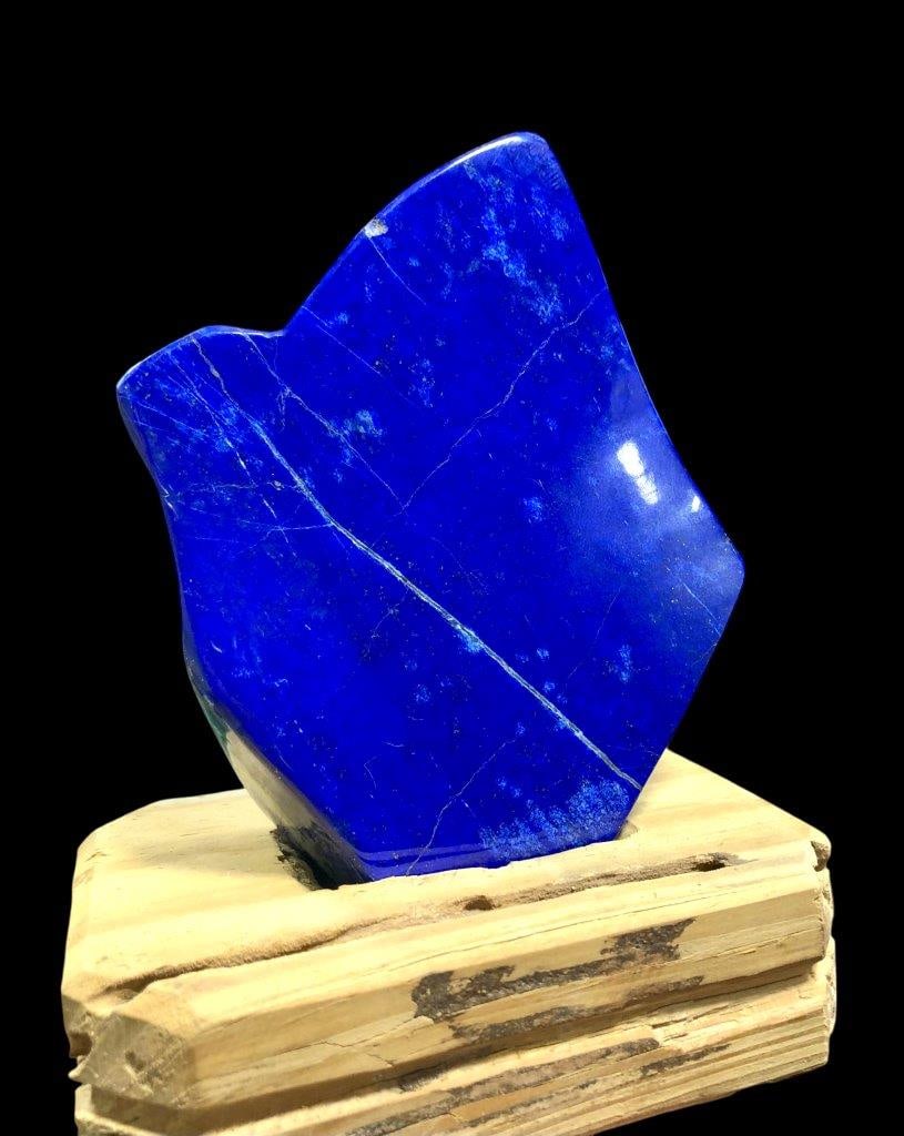 500 Grams AAA+ Grade Self Standing Royal Blue Lapis Lazuli Polished Freeform@Afghan - 5.5X4X2 Inch (1 of 5)