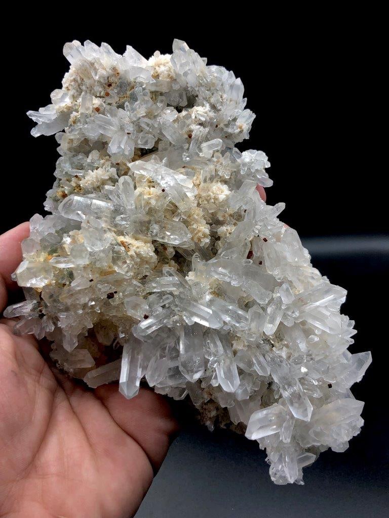 Chlorine Quartz Crystals On Matrix - 442 Grams - 170X115X44 mm (1 of 4)