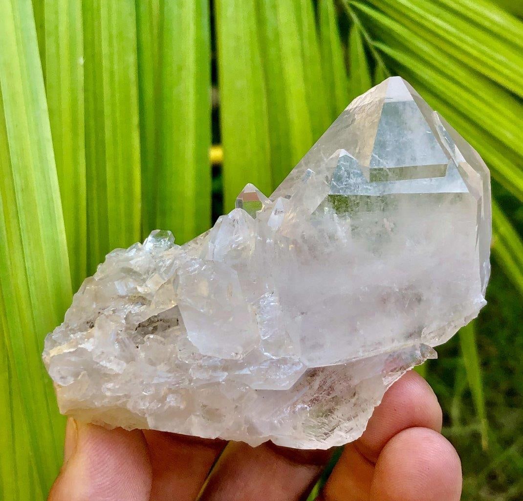 111 Grams Natural Quartz Crystals Cluster - 63X77X35 mm (1 of 4)