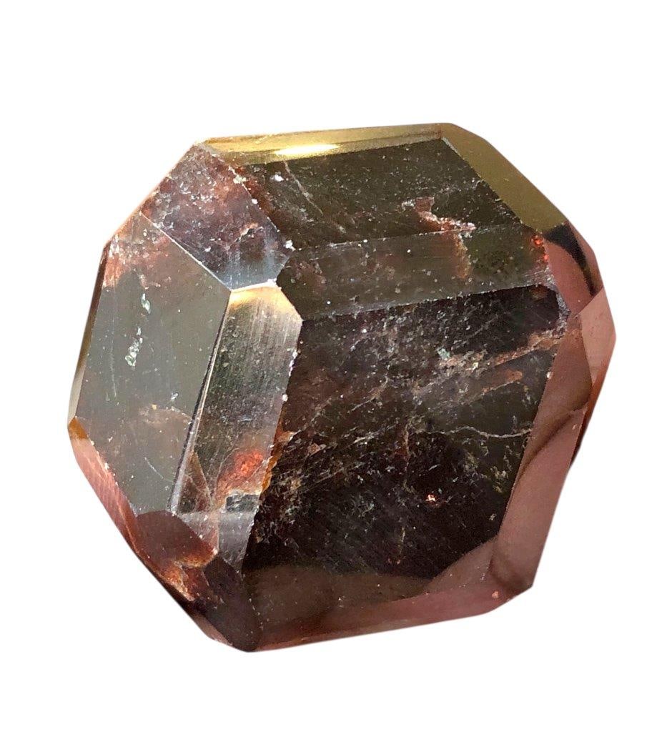 Hessonite Garnet Crystal Mineral Specimen - 223 Grams - 57X52X40 mm (1 of 2)