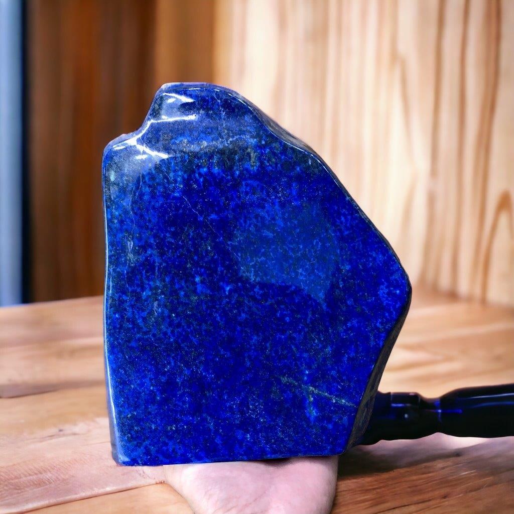 7.10 kg AAA+ Grade Self Standing Royal Blue Lapis Lazuli Polished Freeform Tumbled @Afghan (1 of 6)