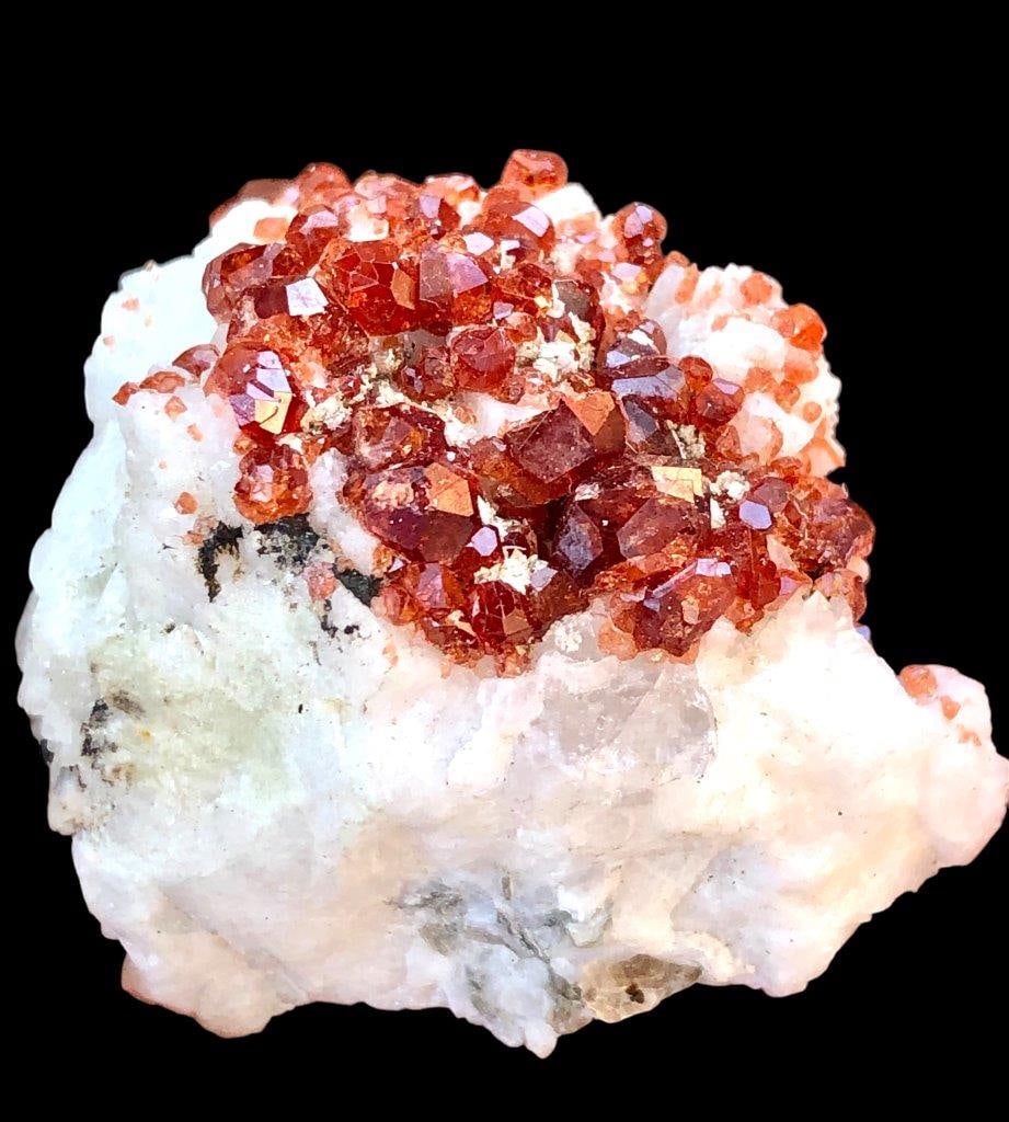 Top Grade Spessartine Garnet Mineral Specimen - 40X38X22 mm - 27 Grams (1 of 7)