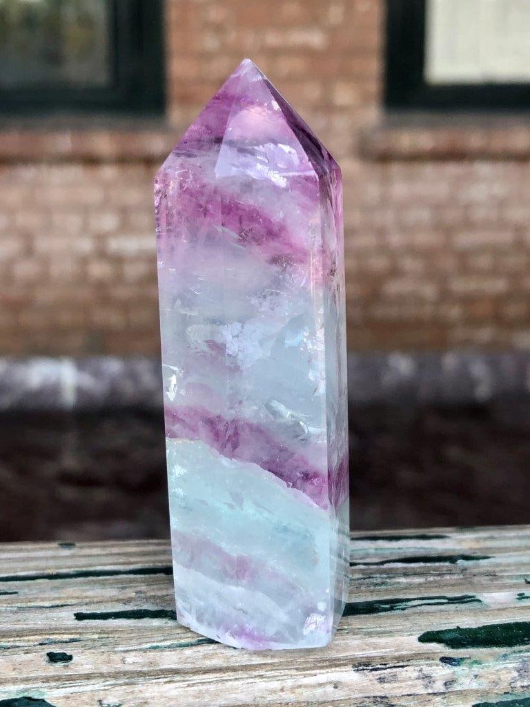 Natural Quartz Obelisk Tower – 80g Crystal Point, 7 cm Healing Energy Stone Wand (1 of 6)