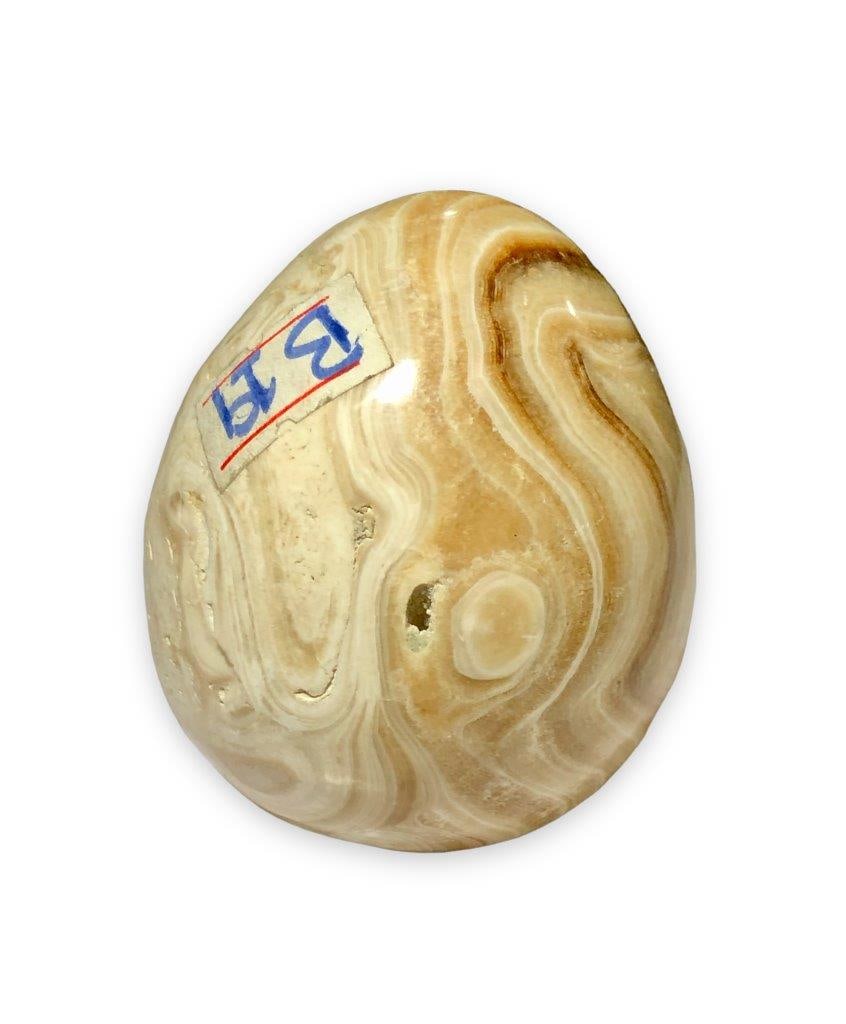 282 Grams Choclate Calcite EGG - 2.5X2X2 INCH (1 of 3)