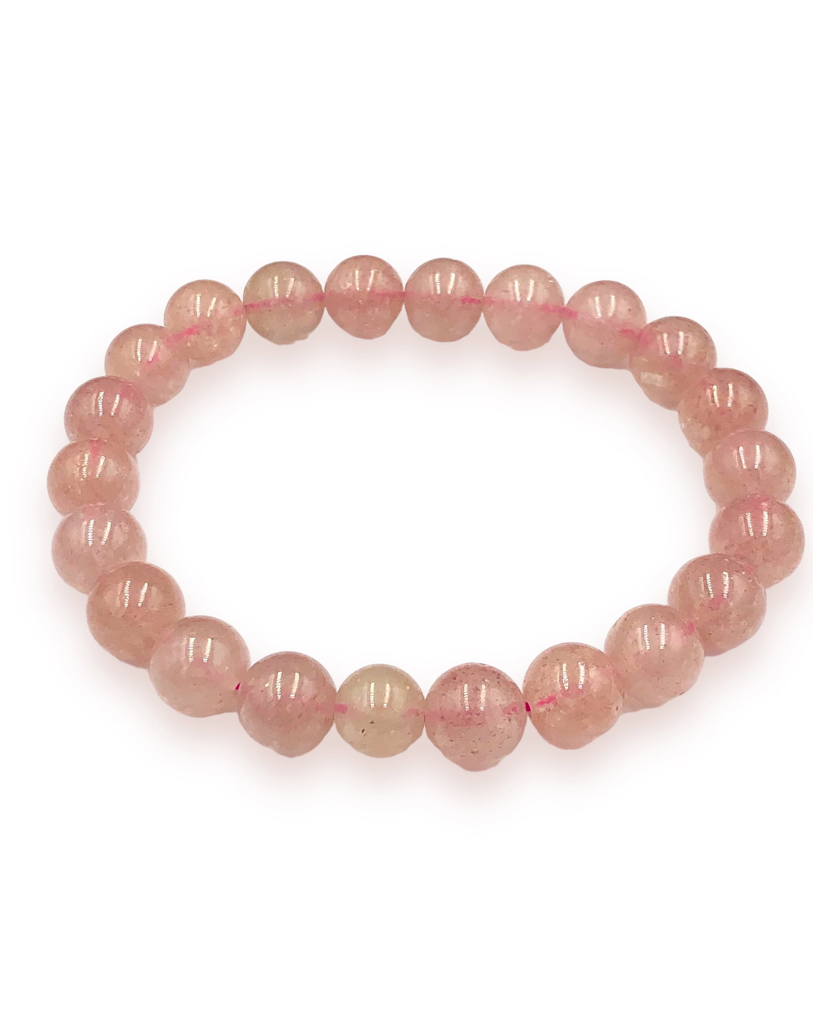 Rose Quartz Beaded Bracelet - Healing Jewelry (1 of 3)