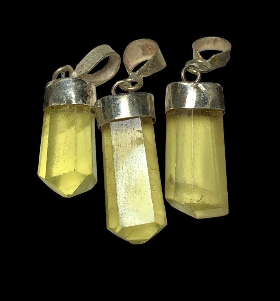 Citrine Quartz Healing Crystal Pendants (1 of 2)