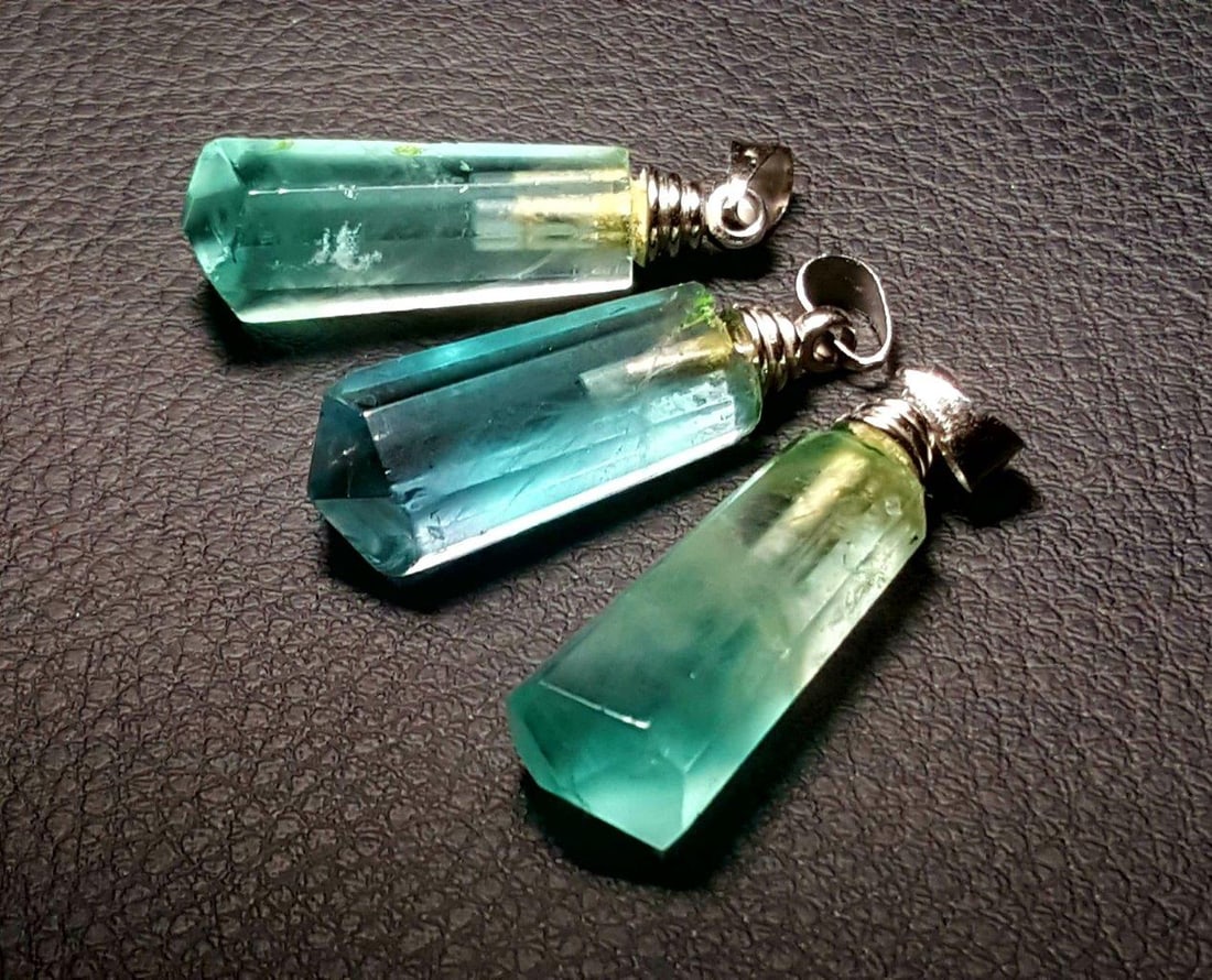Fluorite Spiritual Protection Necklace Pendants (1 of 2)