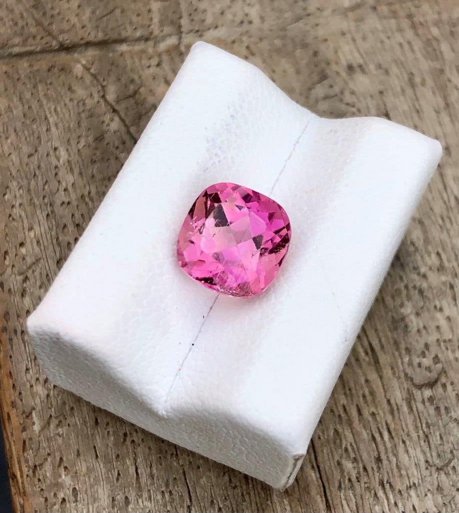 Asscher Cut Pink Tourmaline - 2.25 Carats - 8X8X6 mm (1 of 4)