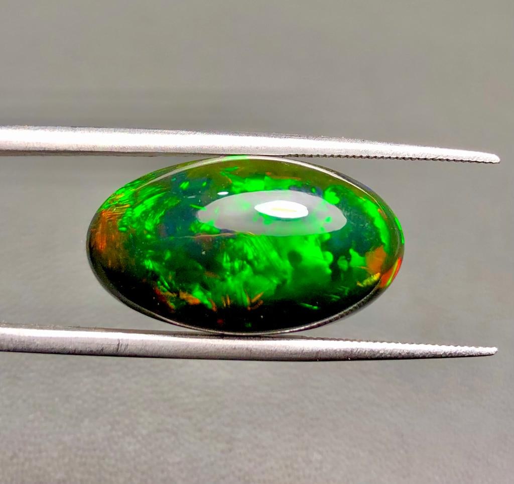 11.45 Carats AAA Quality Natural Black Opal Ethopia - 22X12X8 mm (1 of 5)