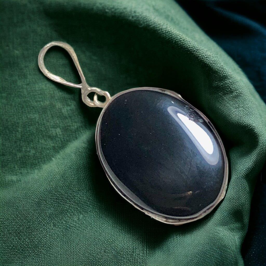 Black agate necklace (1 of 2)