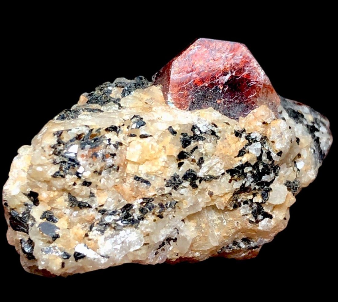 Natural Zircon Crystal With Mother Rock - 25X16X12 mm (1 of 3)