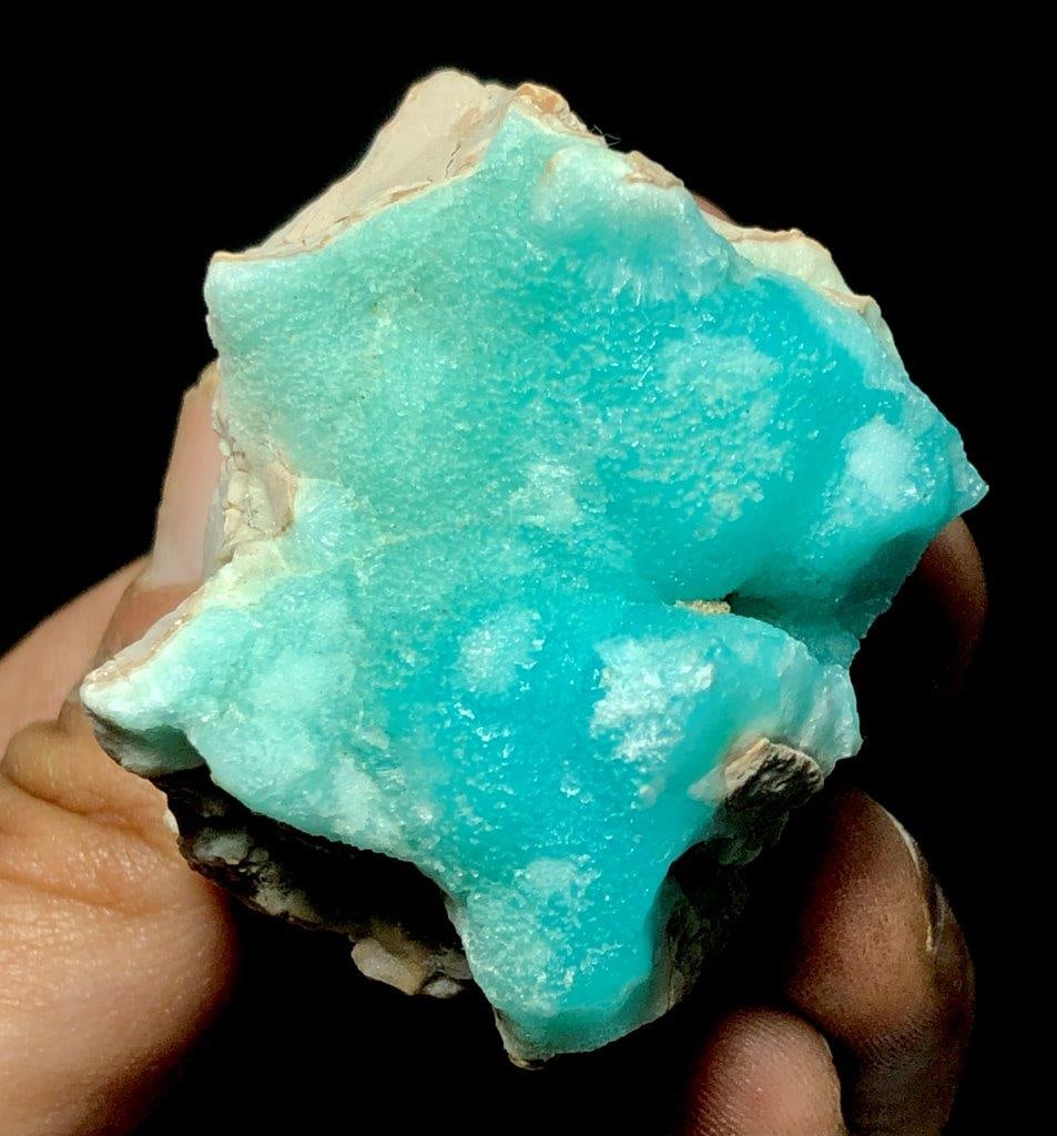 97.7 Grams Natural Deep Blue Aragonite Mineral Specimen - 50X40X30 mm (1 of 4)