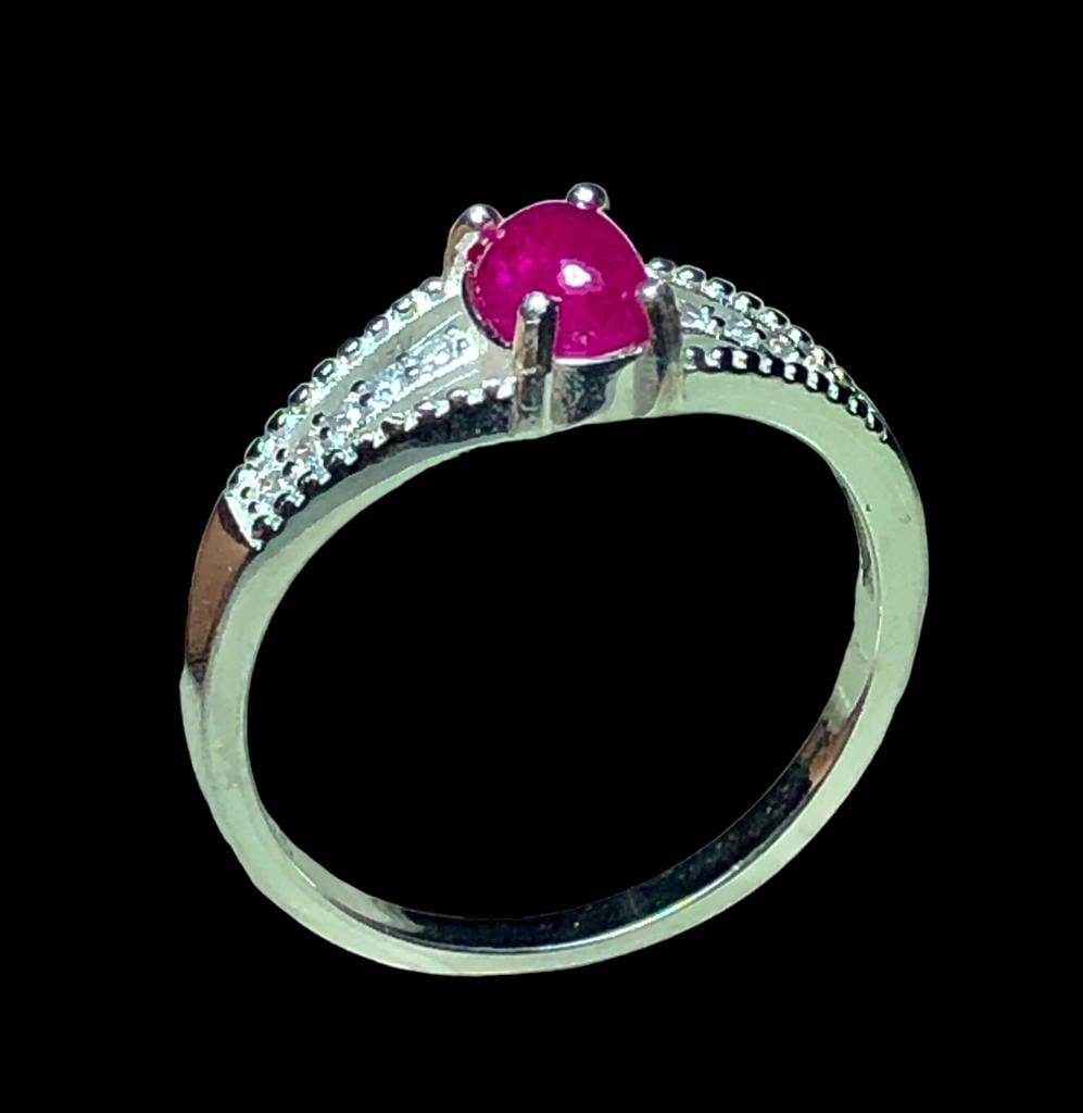 Natural Unheated Untreated Ruby Ring Afghanistan Ruby (1 of 6)
