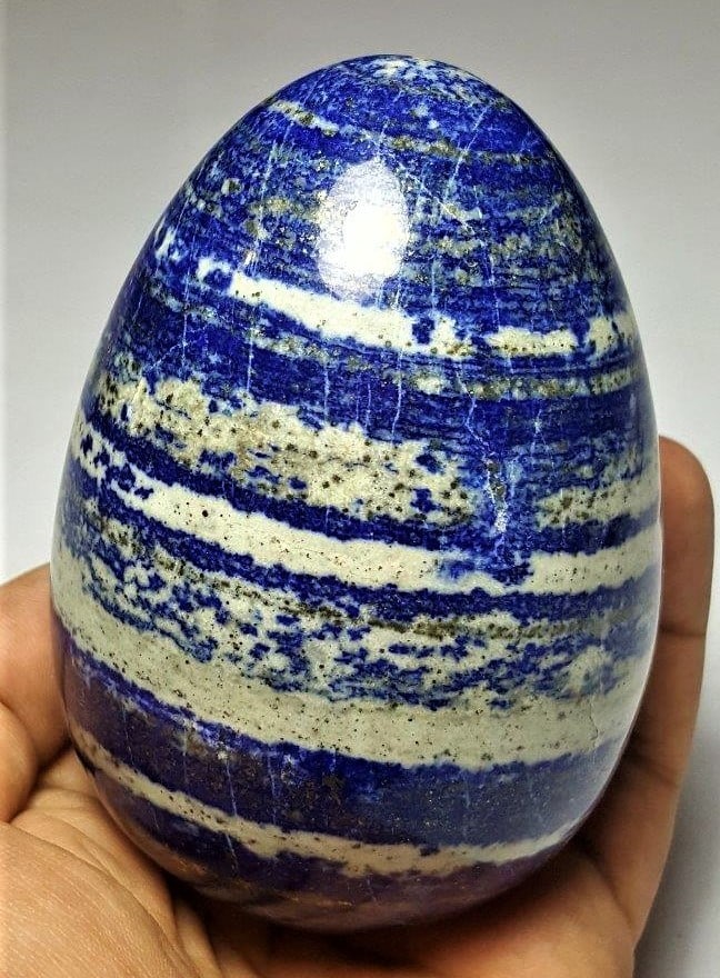 Royal Blue Lapis With Milky Layers - 573.4 Grams (1 of 2)