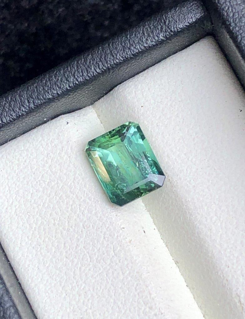 2.40 Carats Greenish Tourmaline - 8X7X5 mm: 2.40 Carats Greenish Tourmaline - 8X7X5 mm SHIPPING: 23$ Worldwide