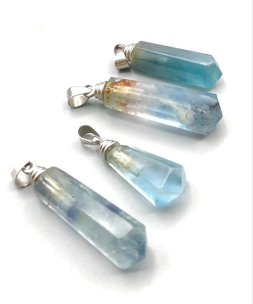 Healing Fluorite Charms Pendants (1 of 2)