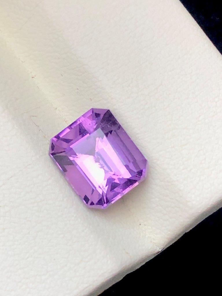 4.75 Cts AAA Purple Amethyst Cut Gemstone – February Birthstone 11x9x7 mm: Beautiful 4.75 carats AAA quality Purple Amethyst cut gemstone featuring rich violet color, excellent clarity, and brilliant sparkle. Measuring 11x9x7 mm, this natural February birthstone is perfect f