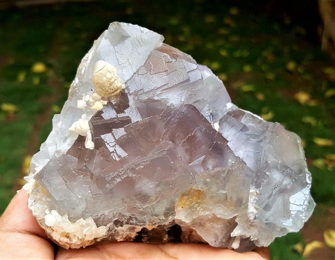 FLUORITE SPECIMEN WITH PHANTOM - 455.5 Grams - 3
