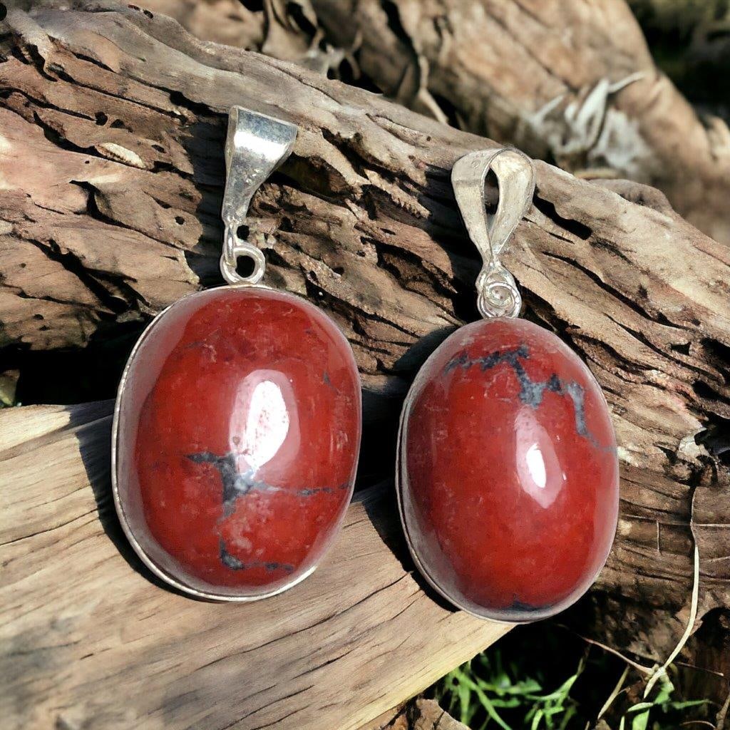Jasper Pendant necklace (1 of 2)
