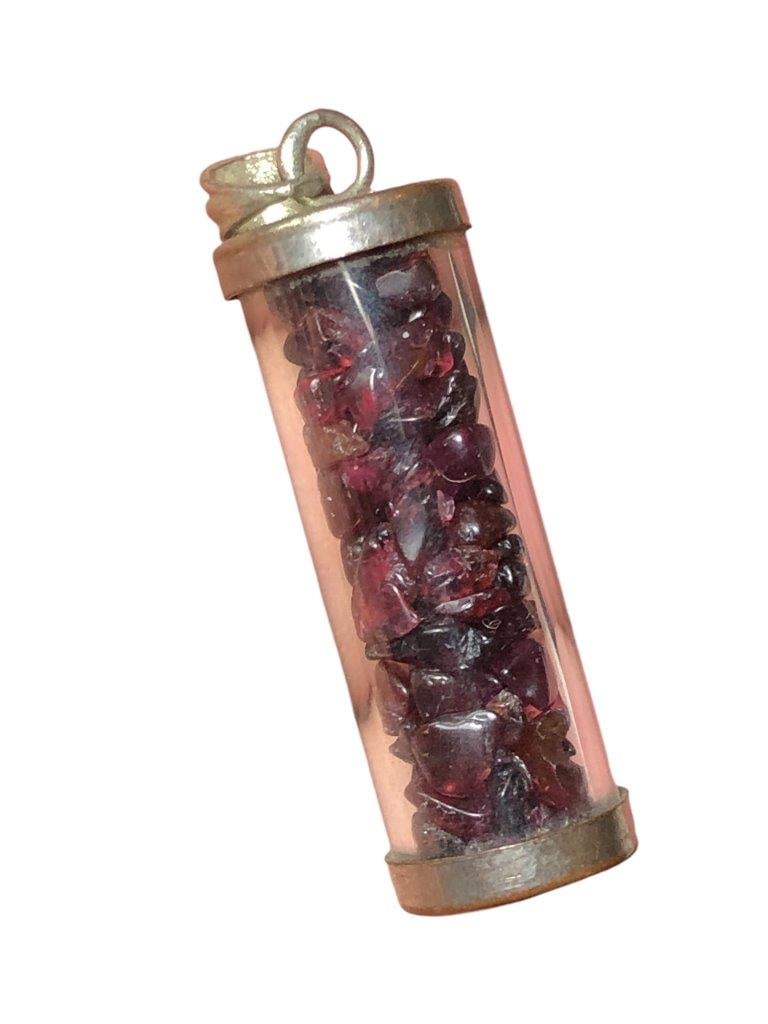 Unique Design Fluorite Crystals Pendant in Silver (1 of 2)