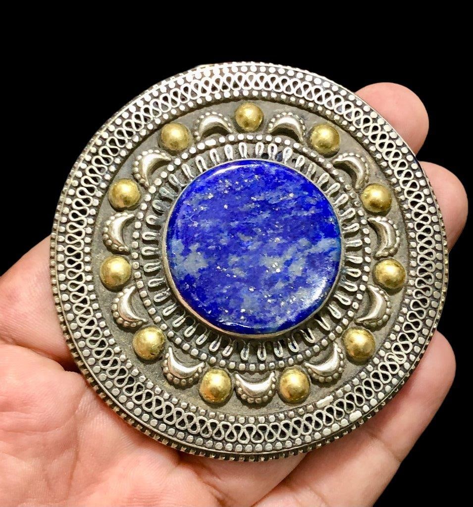 Very Unique Shape Lapis lazuli Gale Ring (1 of 4)