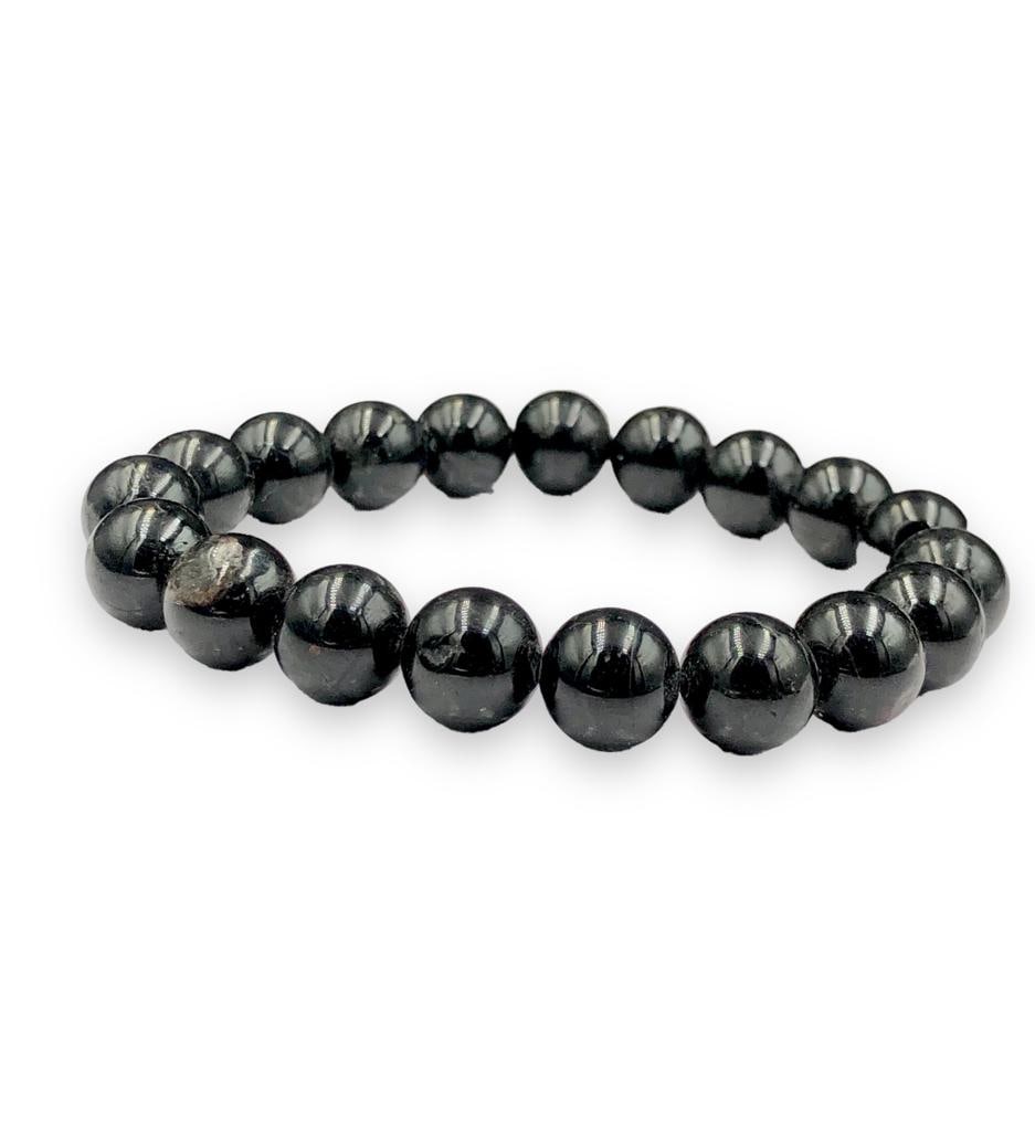 Garnet Beaded Bracelet Healing Gemstone Jewelry (1 of 3)