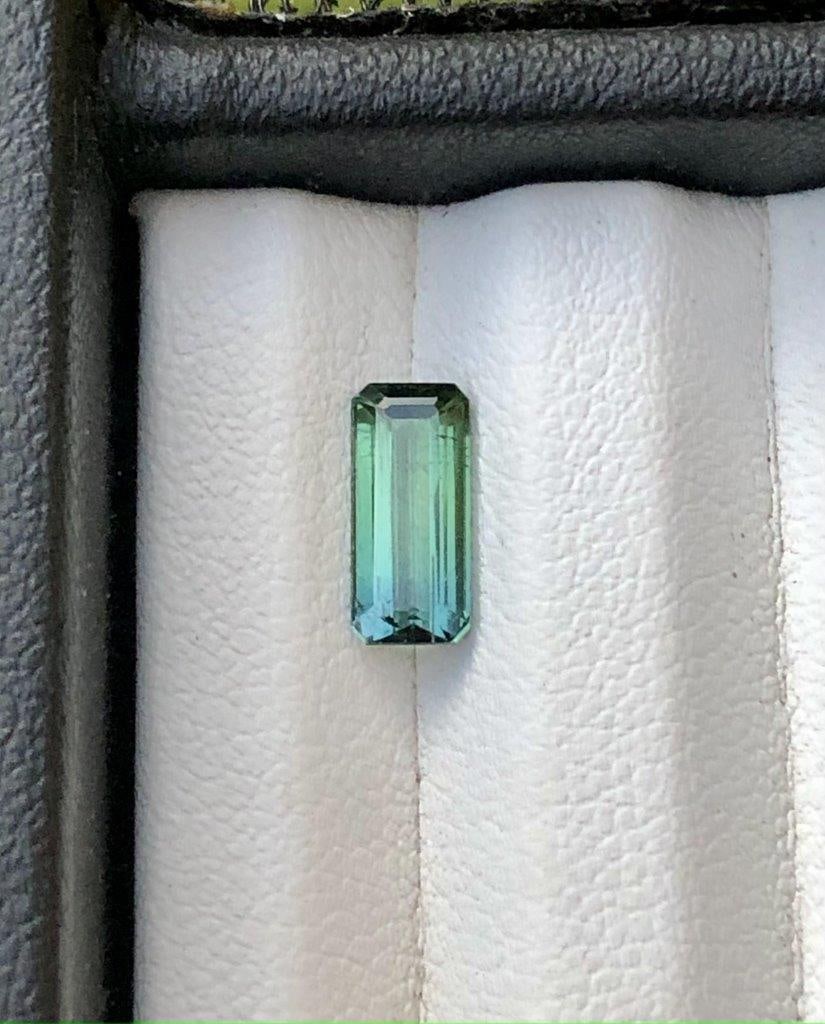Tri Color Tourmaline Gemstone - 1.20 Carats -10X4X3 mm (1 of 4)