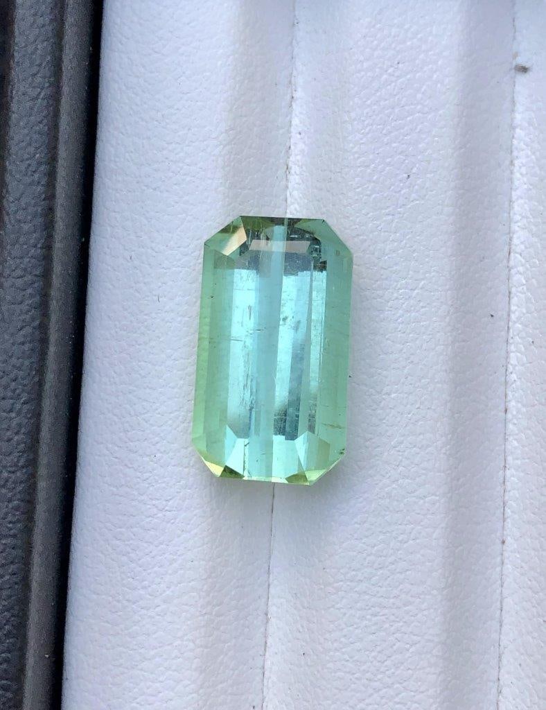 Very Fine Quality Natural Seafoam Tourmaline - 12.05 Carats - 17X10X9 mm (1 of 5)
