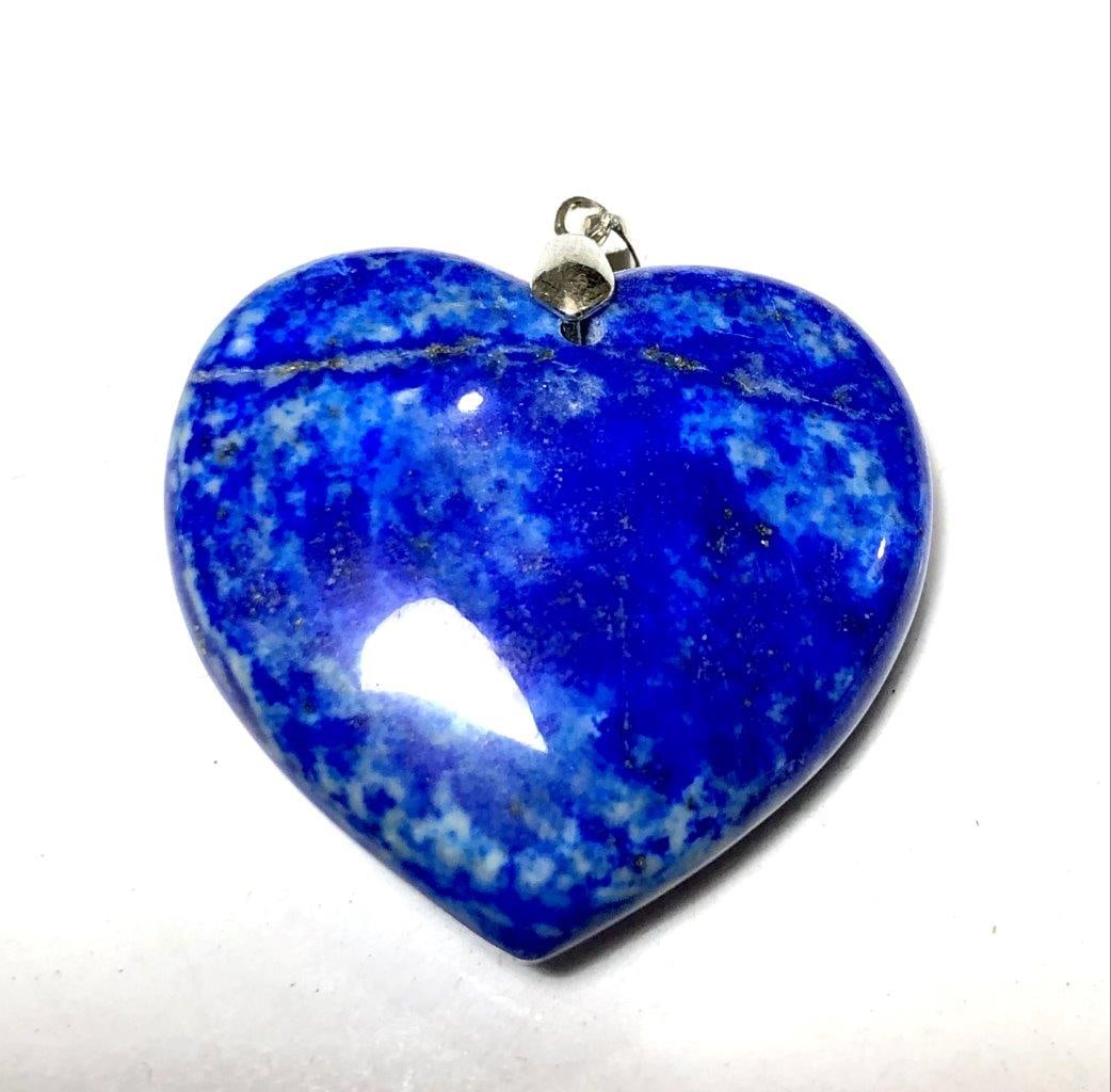 Heart Shape Lapis Lazuli Pendant (1 of 2)