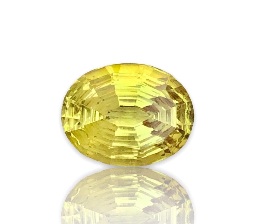 7 Crts Oval Shaped Lemon Quartz - 15X12X8 mm (1 of 3)
