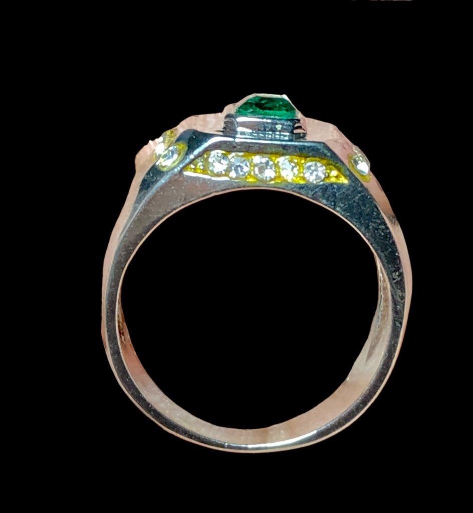 Pretty Engagement Copper ring, hammered copper ring - 2