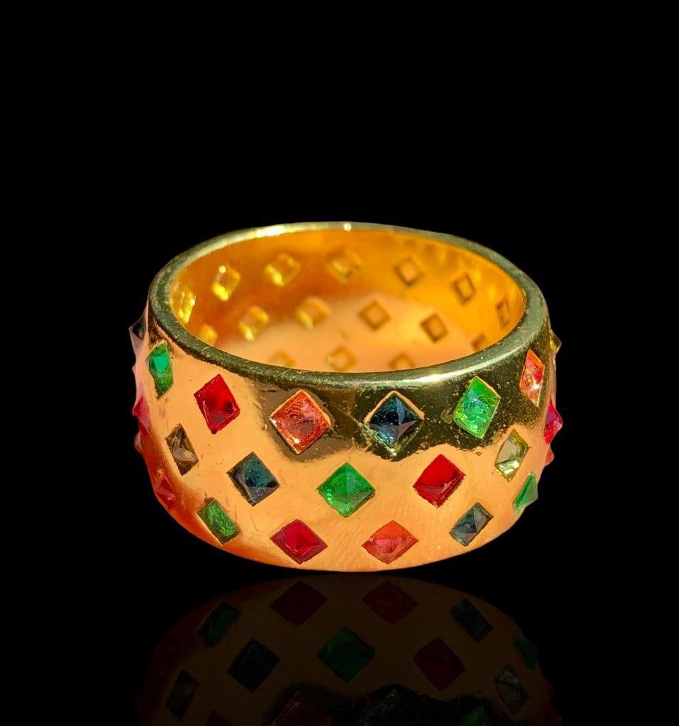 Round Copper Meditation Ring (1 of 3)