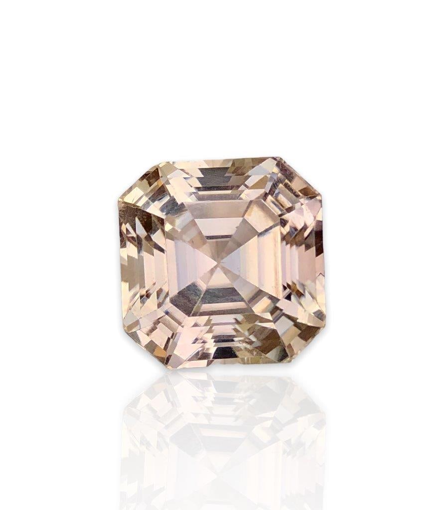 Asscher Cut Golden Kunzite - 40 Carats - 18X18X15 mm (1 of 4)