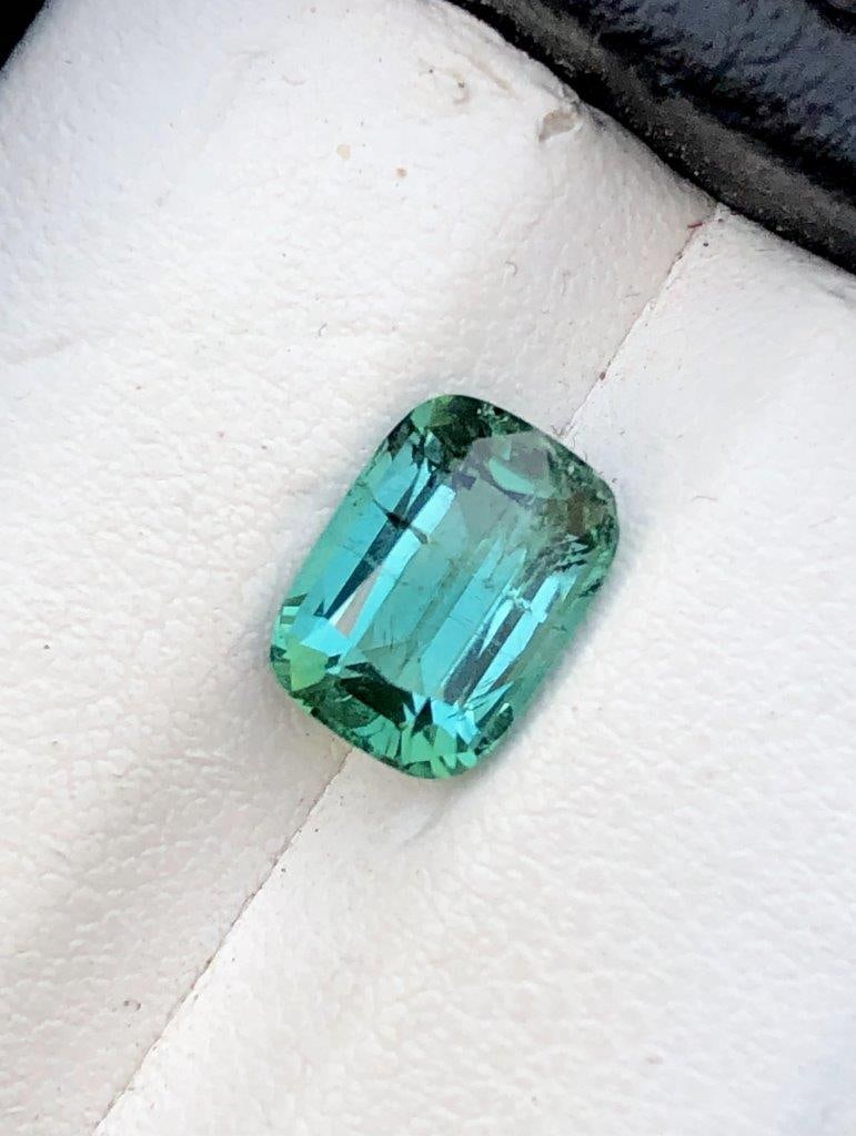 1.55 Carats Step Cushion Cut Natural Tourmaline - 8X6X5 mm (1 of 6)