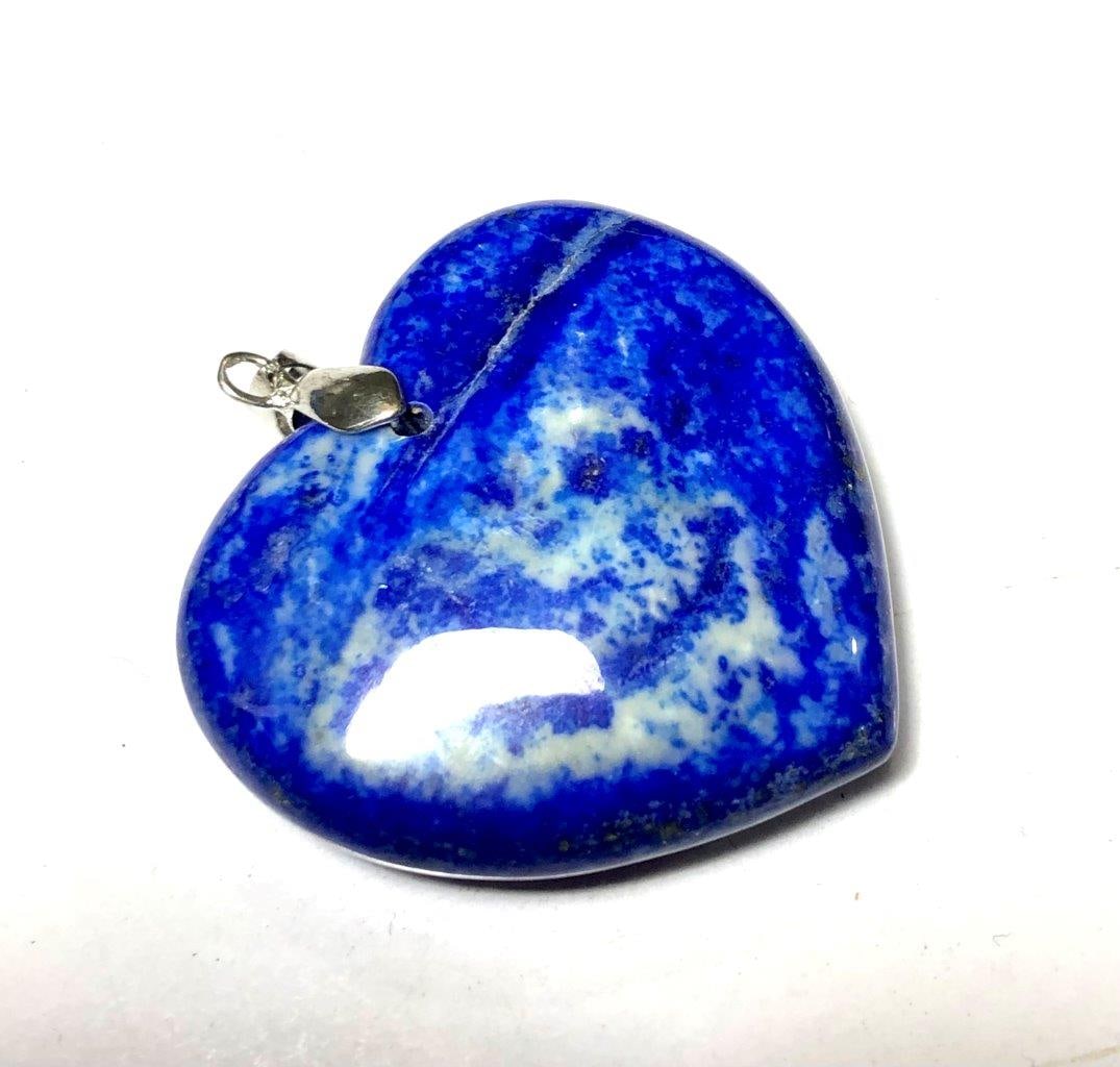 Heart Shape Lapis Lazuli Pendant (1 of 3)