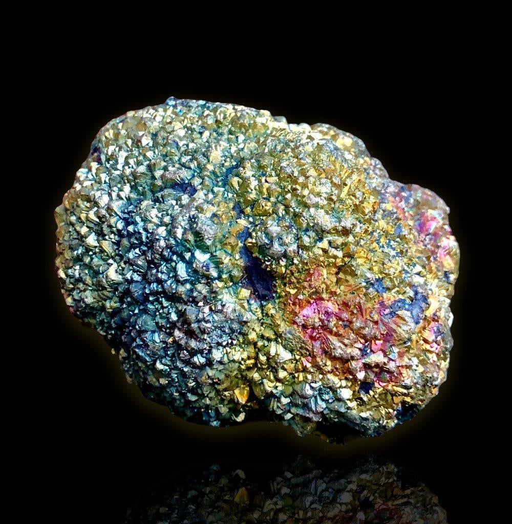 160 Grams High Quality Pyrite cluster With Rainbow Inclusion - 50X35X40 mm (1 of 4)