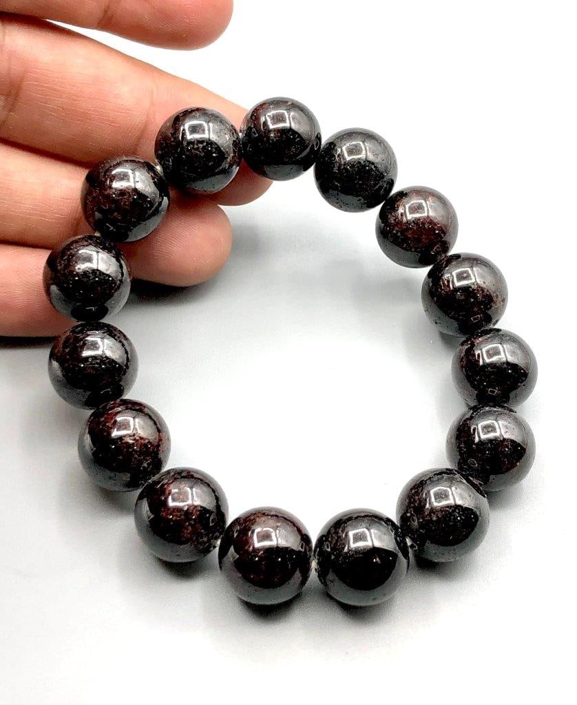 Garnet Charm Bracelet - 4