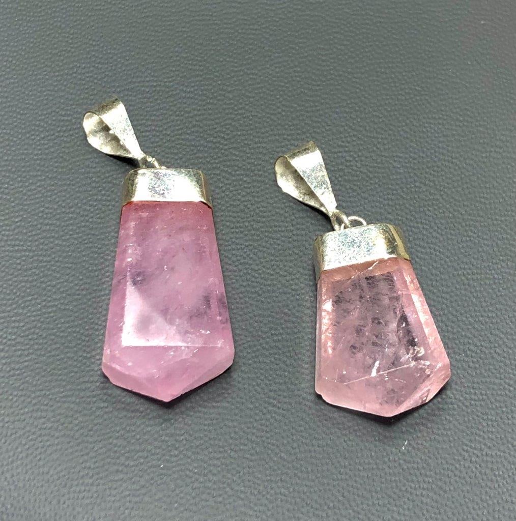 Pink Morganite Pendants - 2