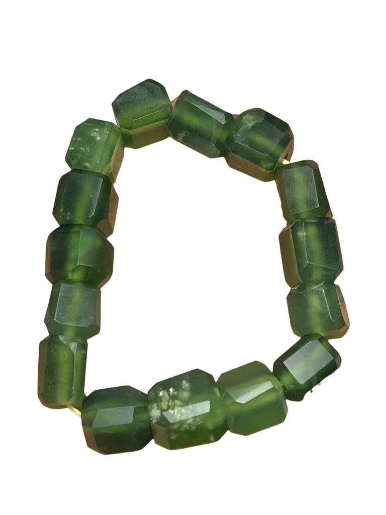 High Quality Nephrite Jade Beaded Bracelet - 2