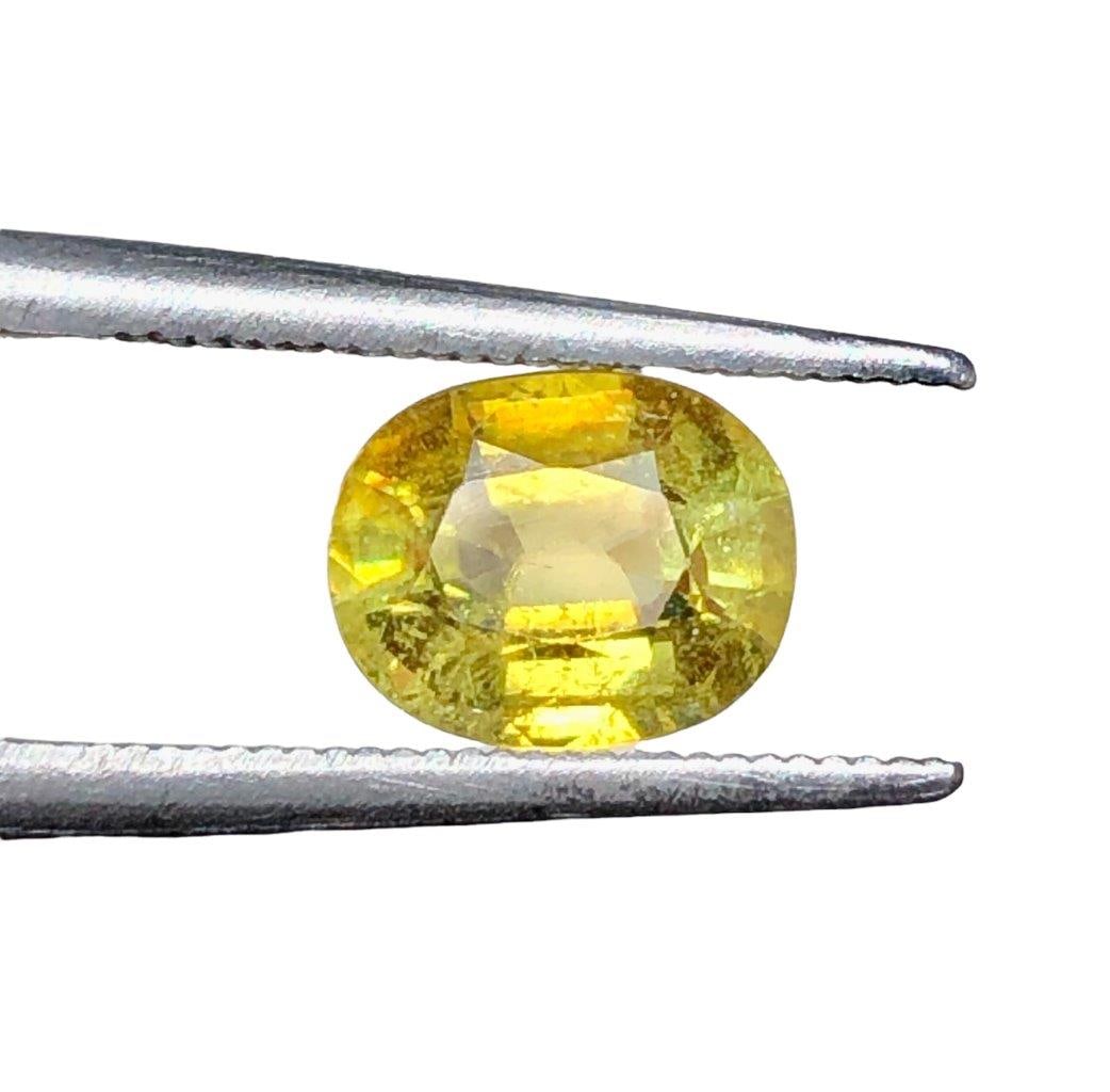 1.25 Carats Natural Faceted Cut Rare Sphene - 7X6X4 mm (1 of 3)