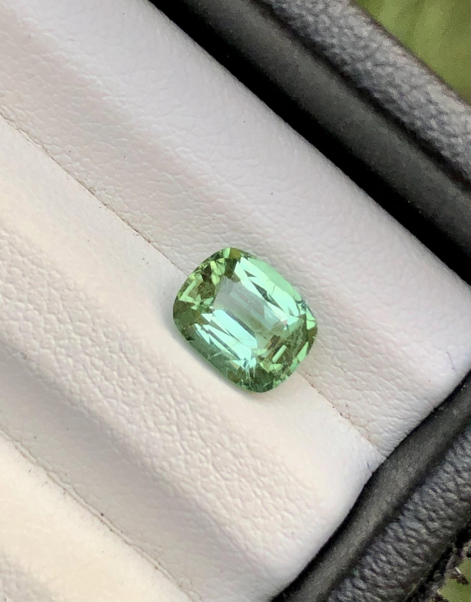 1.50 Carats Natural Green Tourmaline Gemstone - 8X6X4 mm (1 of 5)